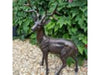 Standing Stag Buck Ornament cast from Aluminium- Large_Garden Ornaments