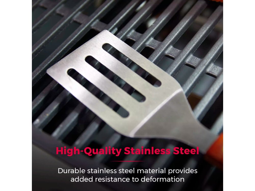 4 Piece Maple Wood BBQ Stainless Steel Tool Set_BBQ Utensils & Accessories