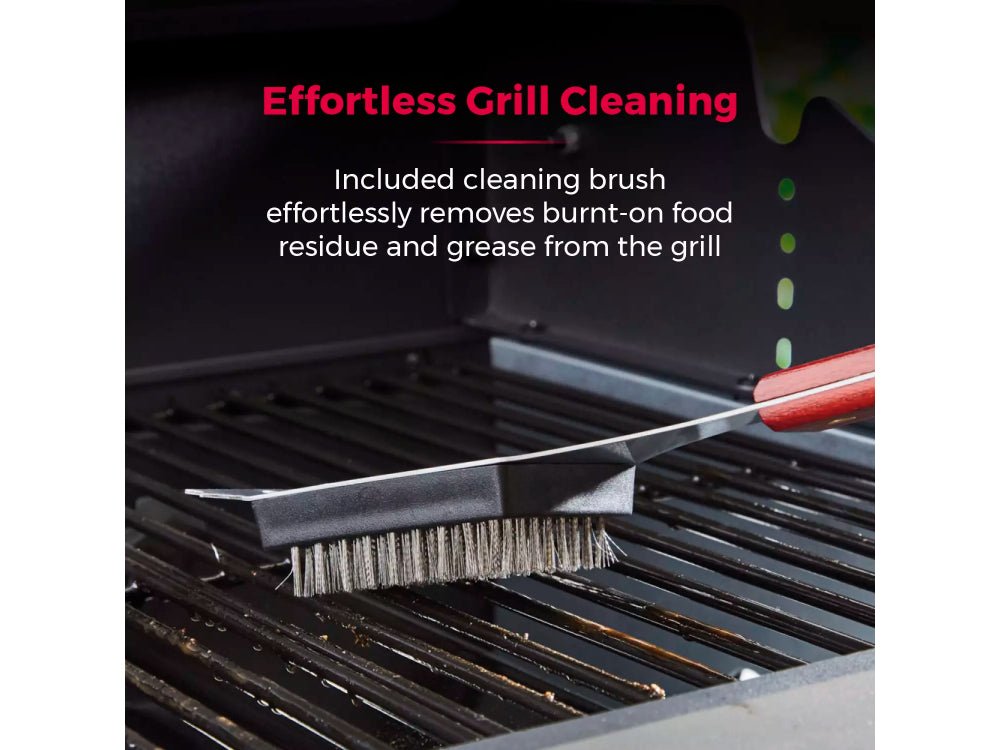 4 Piece Maple Wood BBQ Stainless Steel Tool Set_BBQ Utensils & Accessories