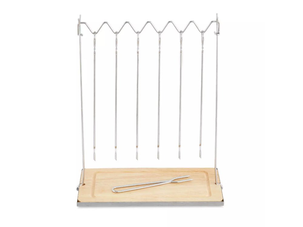 Tower Six - Piece Hanging Skewer Set with Stand_BBQ Utensils & Accessories