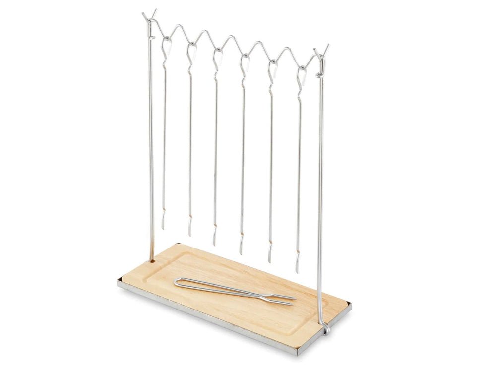 Tower Six - Piece Hanging Skewer Set with Stand_BBQ Utensils & Accessories