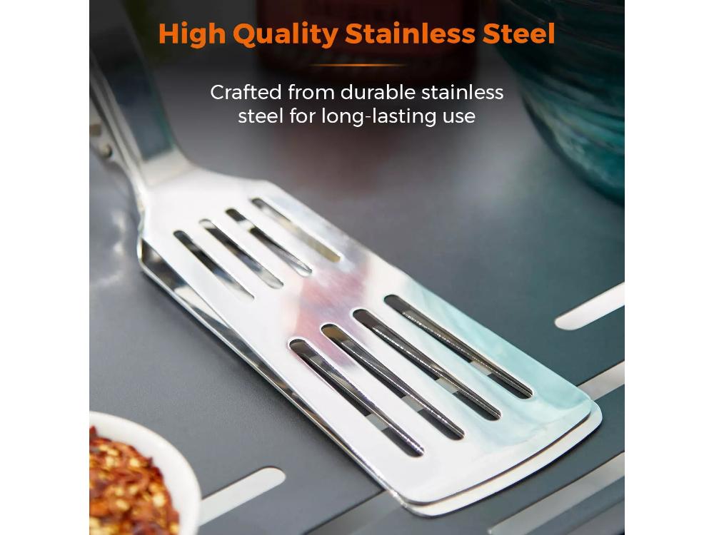 Ultimate 2 - in - 1 BBQ Spatula with Wooden Handle_BBQ Utensils & Accessories