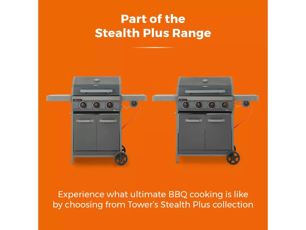 Stealth Plus Four Burner BBQ w/Side Burner_BBQs