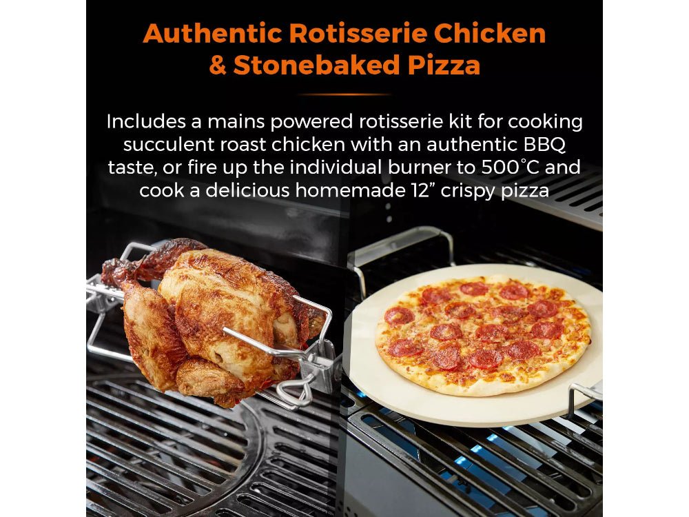 Stealth Pro Four Burner BBQ w/ Rotisserie_BBQs