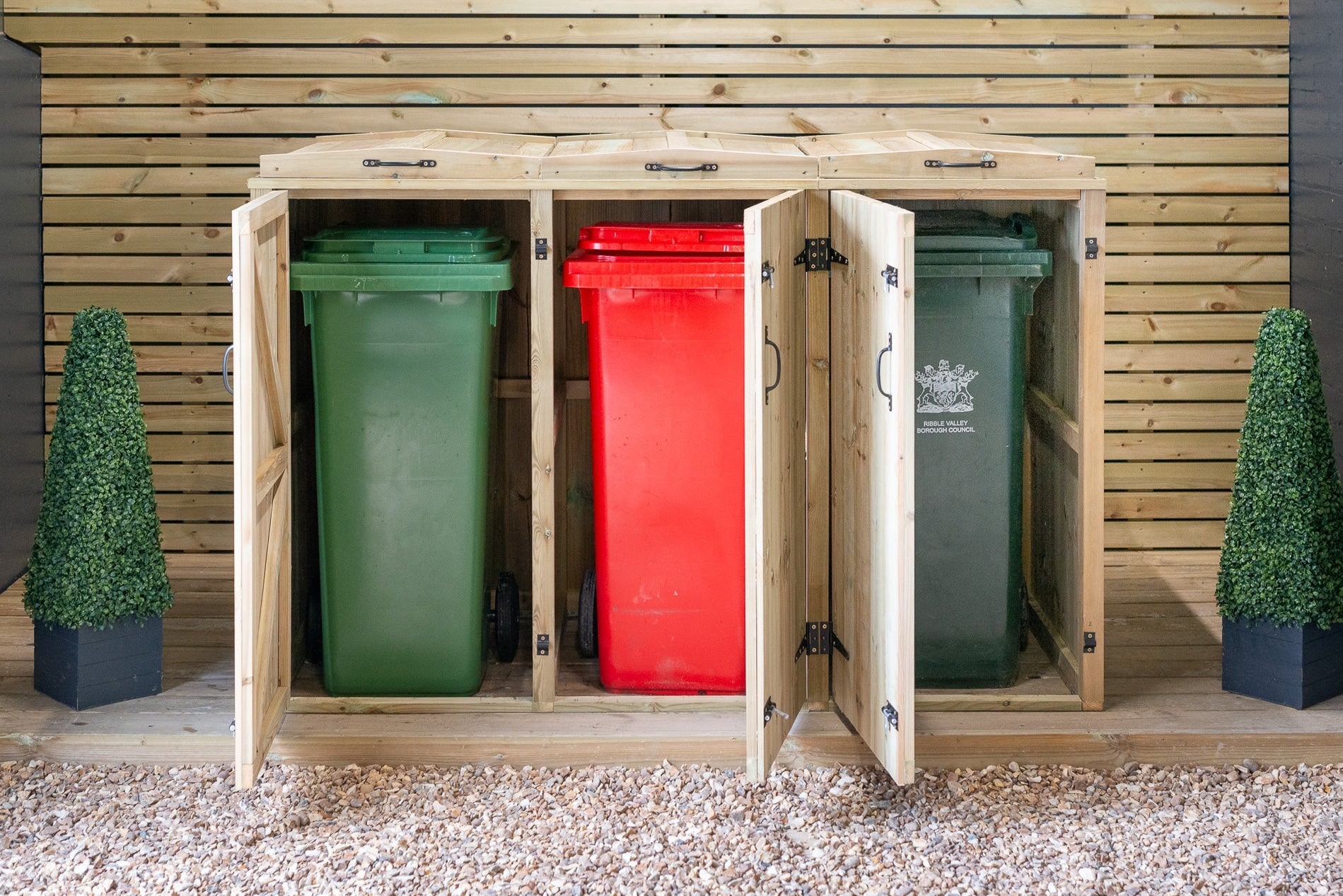Chatburn Triple Wheelie Bin Store — Home & Garden Extras