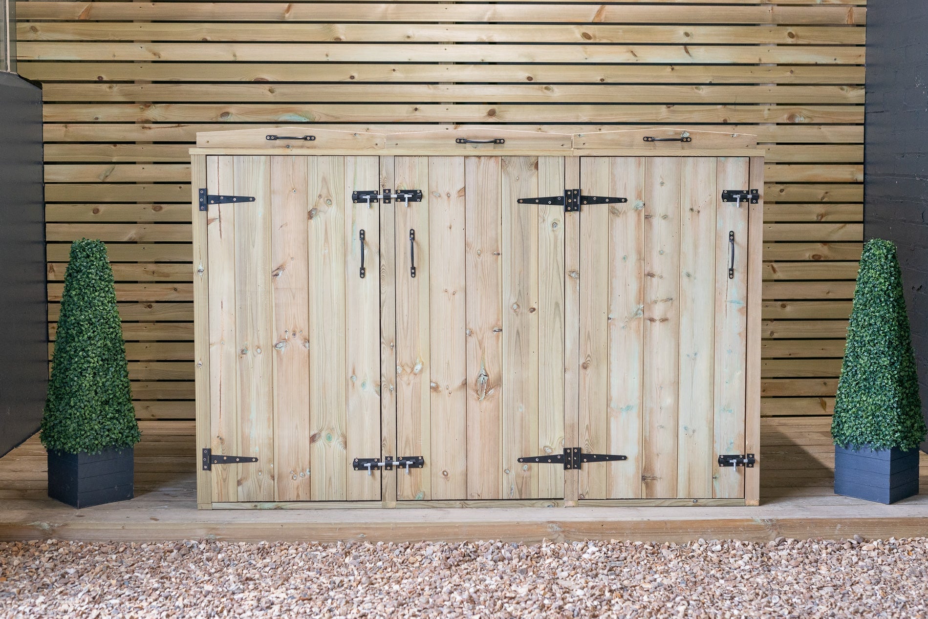 Chatburn Triple Wheelie Bin Store — Home & Garden Extras