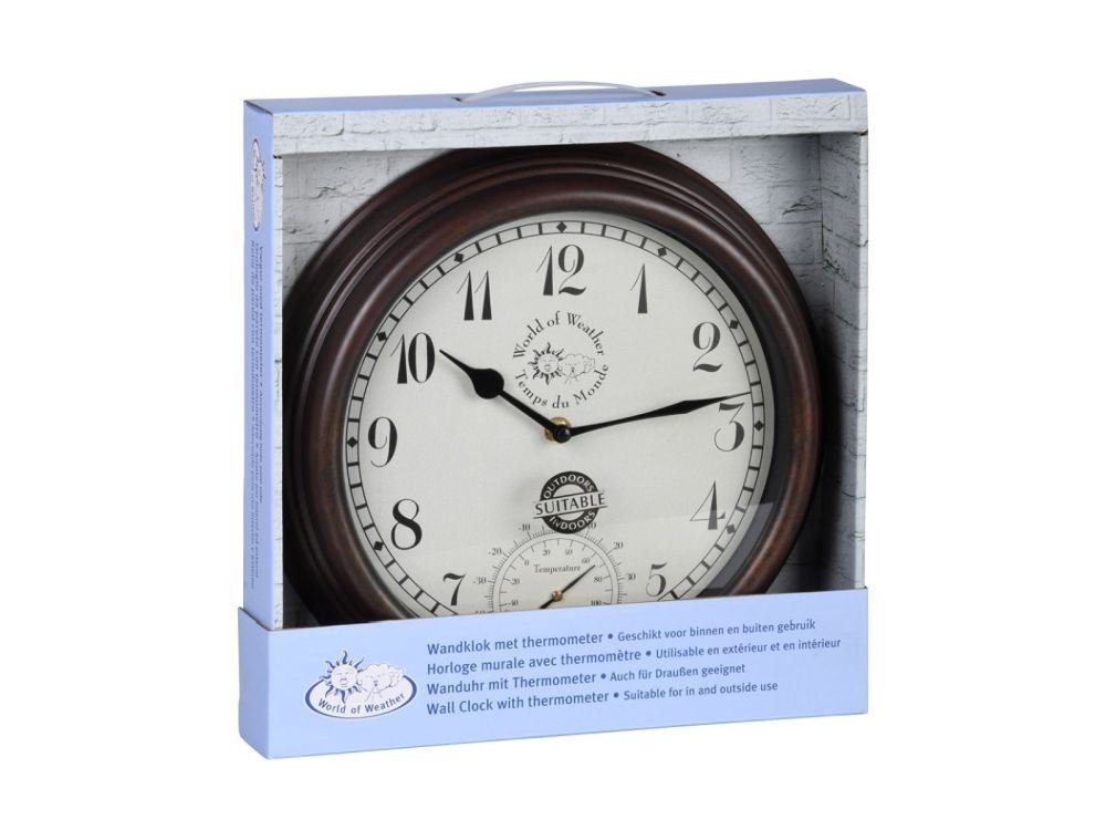 Small Outdoor Clock – Stylish Weather - Resistant Garden Clock (Numeric)_Clocks