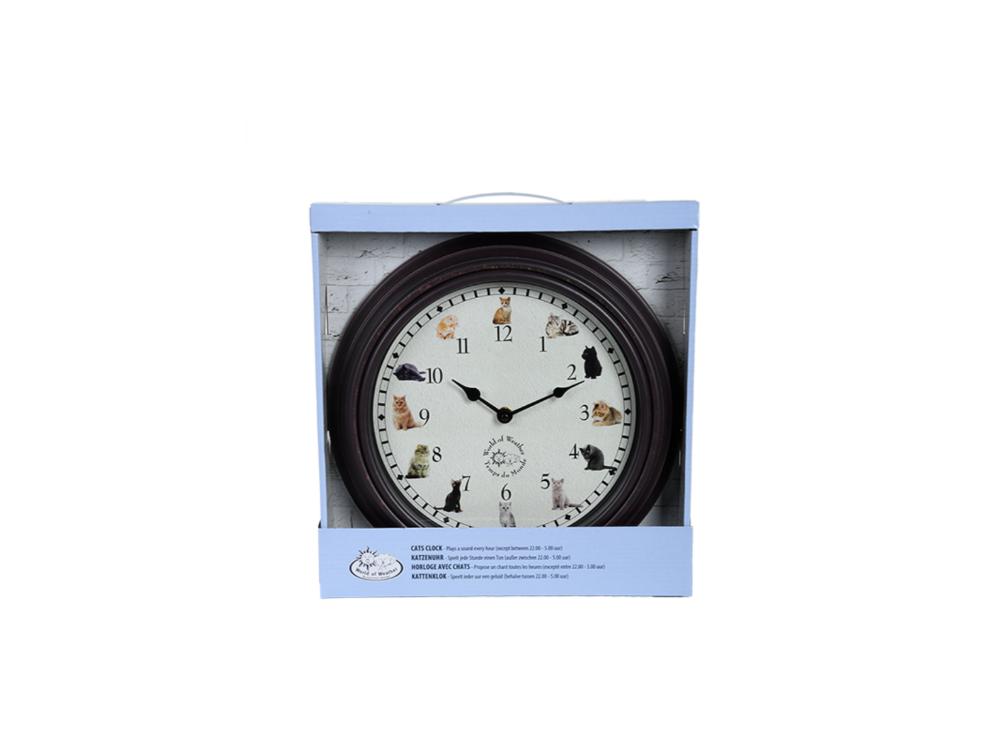 Wall Cat Sounds Clock (Indoor only)_Clocks