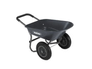 78 Litre Poly Wheelbarrow with Twin Pneumatic Wheels_Trollies & Wagons