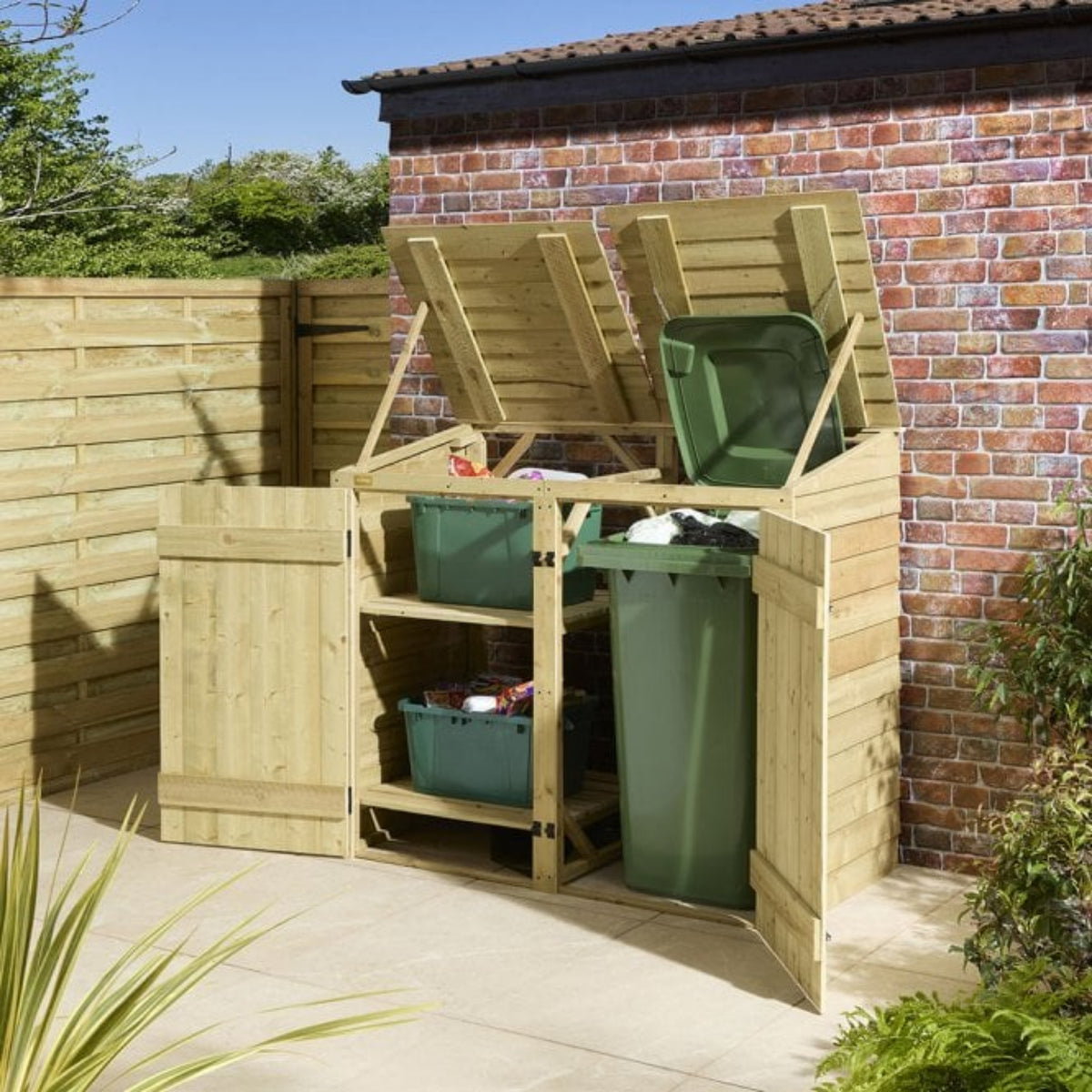 Traditional Overlap Single Bin Store With Box Store