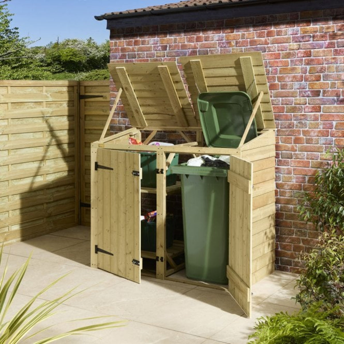 Traditional Overlap Single Bin Store With Box Store