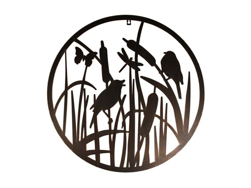 Wall Art Round Birds, Butterfly and Dragonfly Design_Wall Art