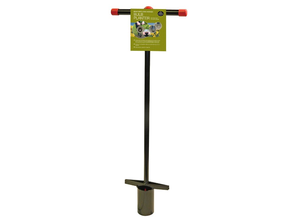 Heavy Duty Long Handle Bulb Planter with Soil Ejection System – Garland_Clean - Up Tools