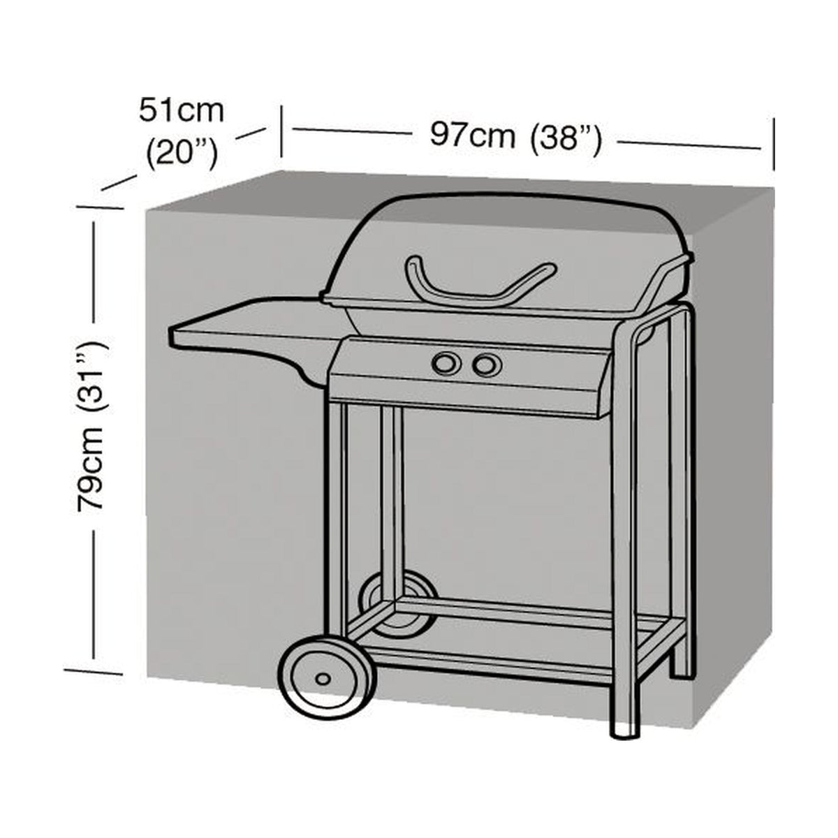 Small Classic BBQ Cover_BBQ Covers