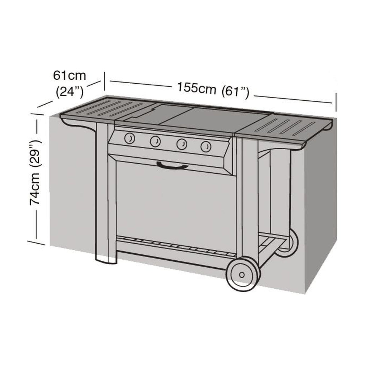 Large Flatbed BBQ Cover_BBQ Covers