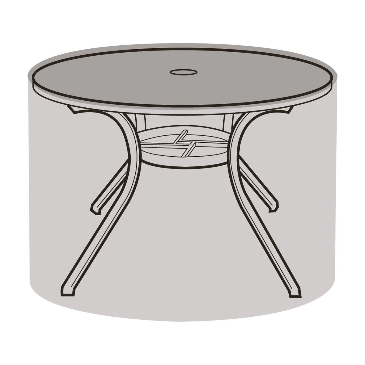 4 Seater Round Table Cover_Garden Furniture Covers