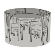4 Seater Round Table & Chairs Cover_Garden Furniture Covers