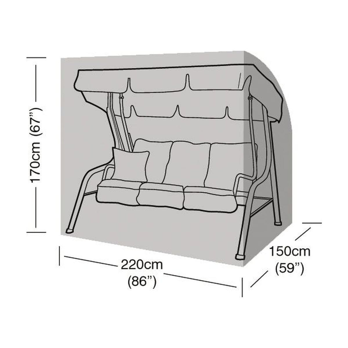 3 Seater Swing Seat Cover_Garden Swing Seat Covers