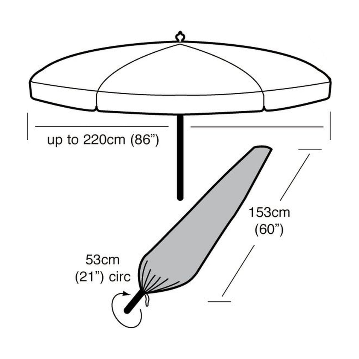 Small Parasol Cover_Parasol Covers