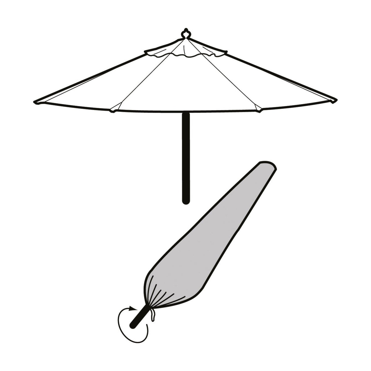 Large Parasol Cover_Parasol Covers