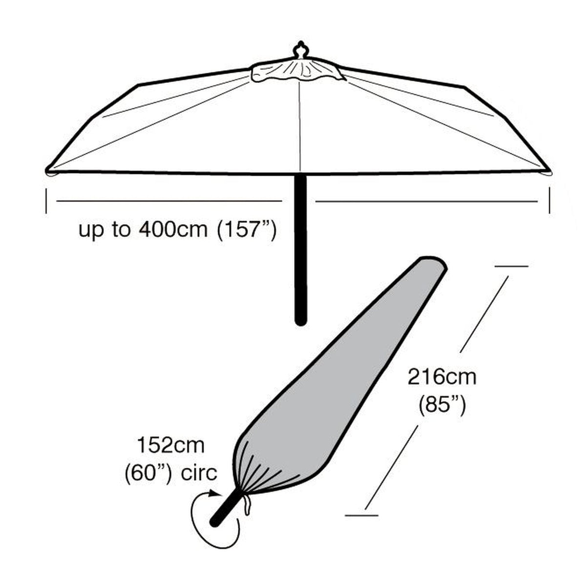 Extra Large Parasol Cover_Parasol Covers