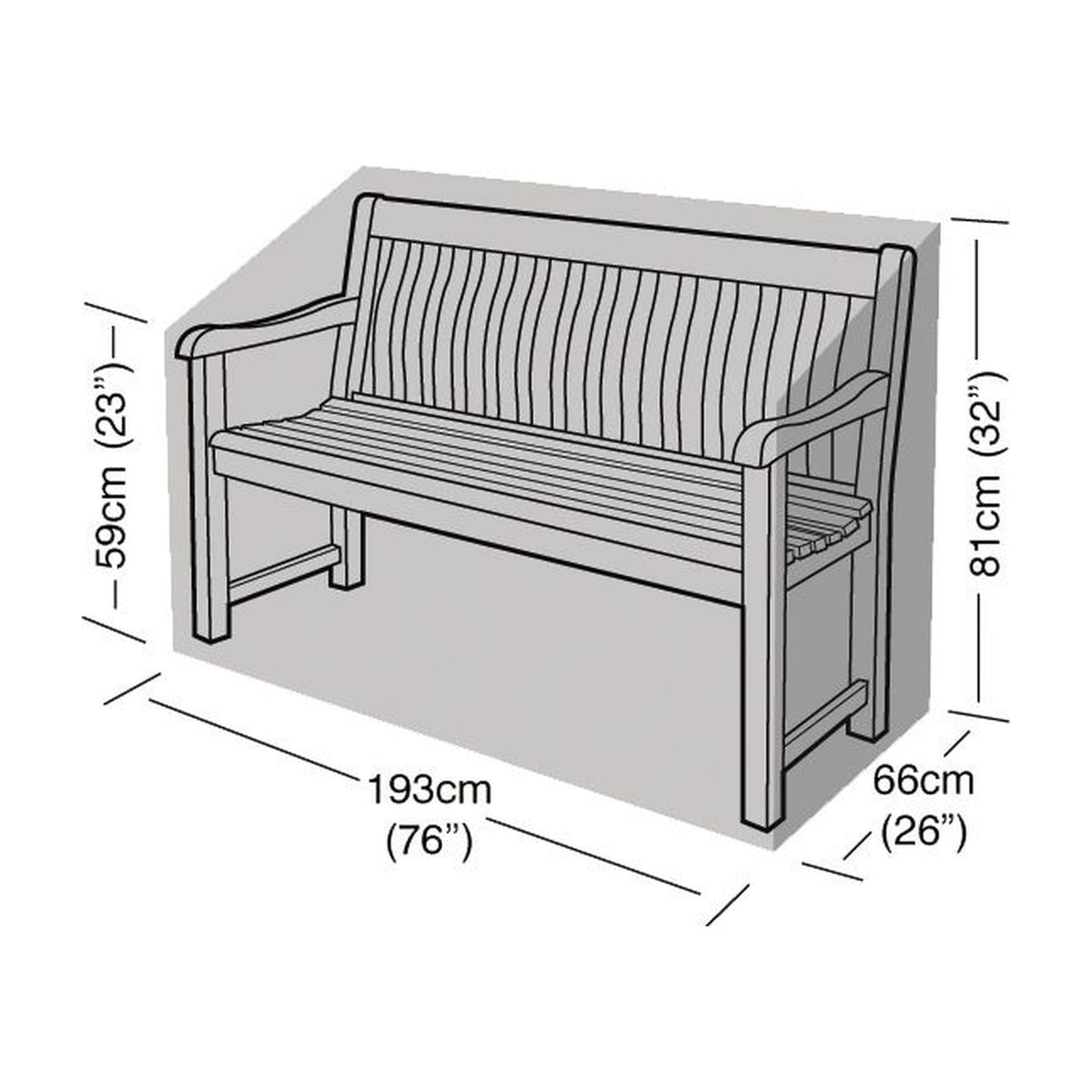 3-4 Seater Bench Cover_Garden Bench Covers