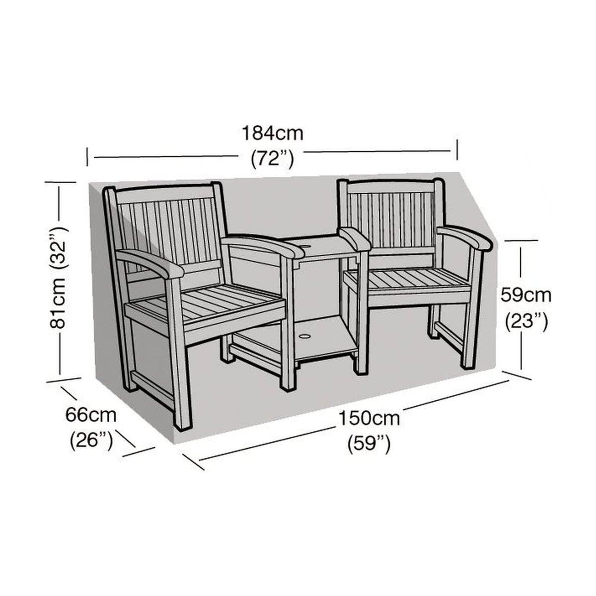 Companion Seat Cover_Garden Bench Covers