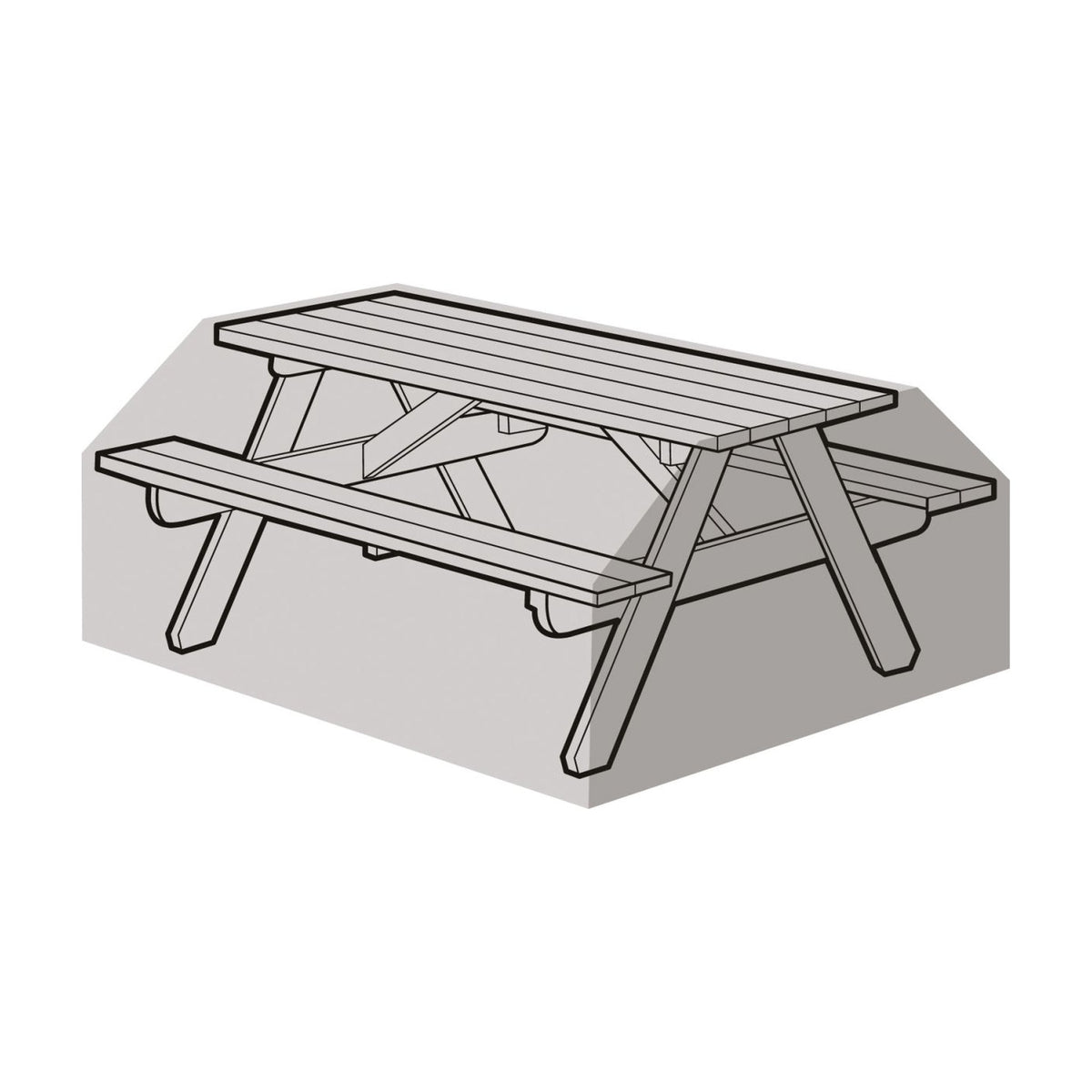 6 Seater Picnic Bench Cover_Picnic Bench Covers