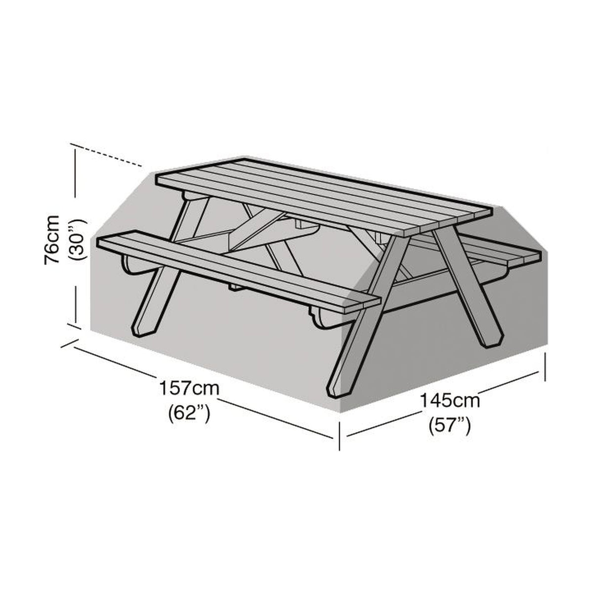 6 Seater Picnic Bench Cover_Picnic Bench Covers