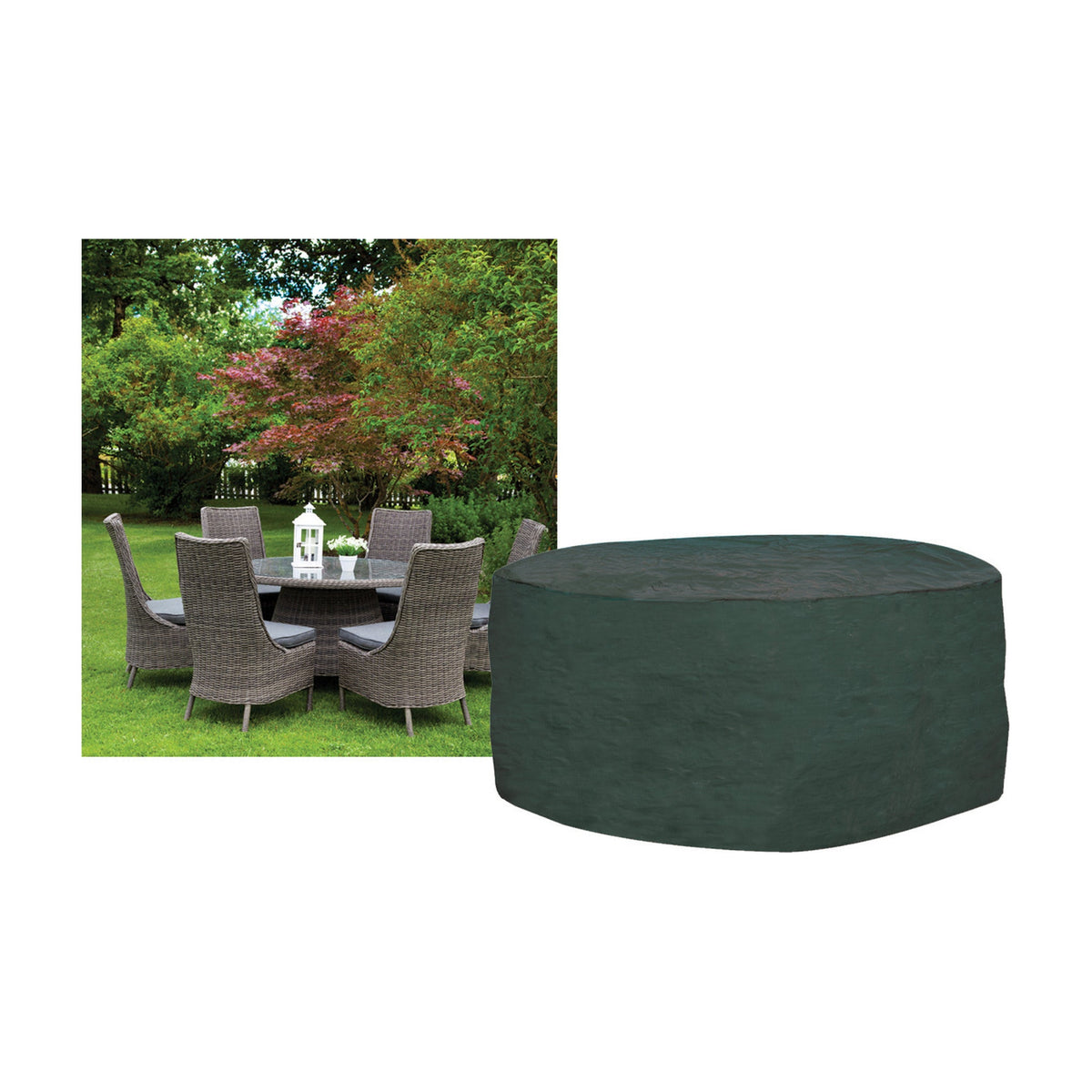 6 Seater Round Table & Chairs Cover_Garden Furniture Covers