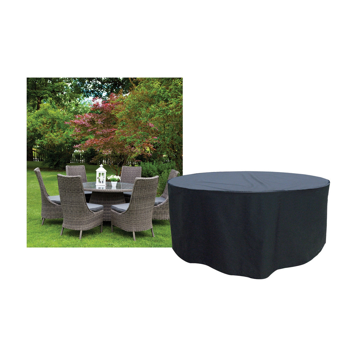 6 Seater Round Table & Chairs Cover_Garden Furniture Covers