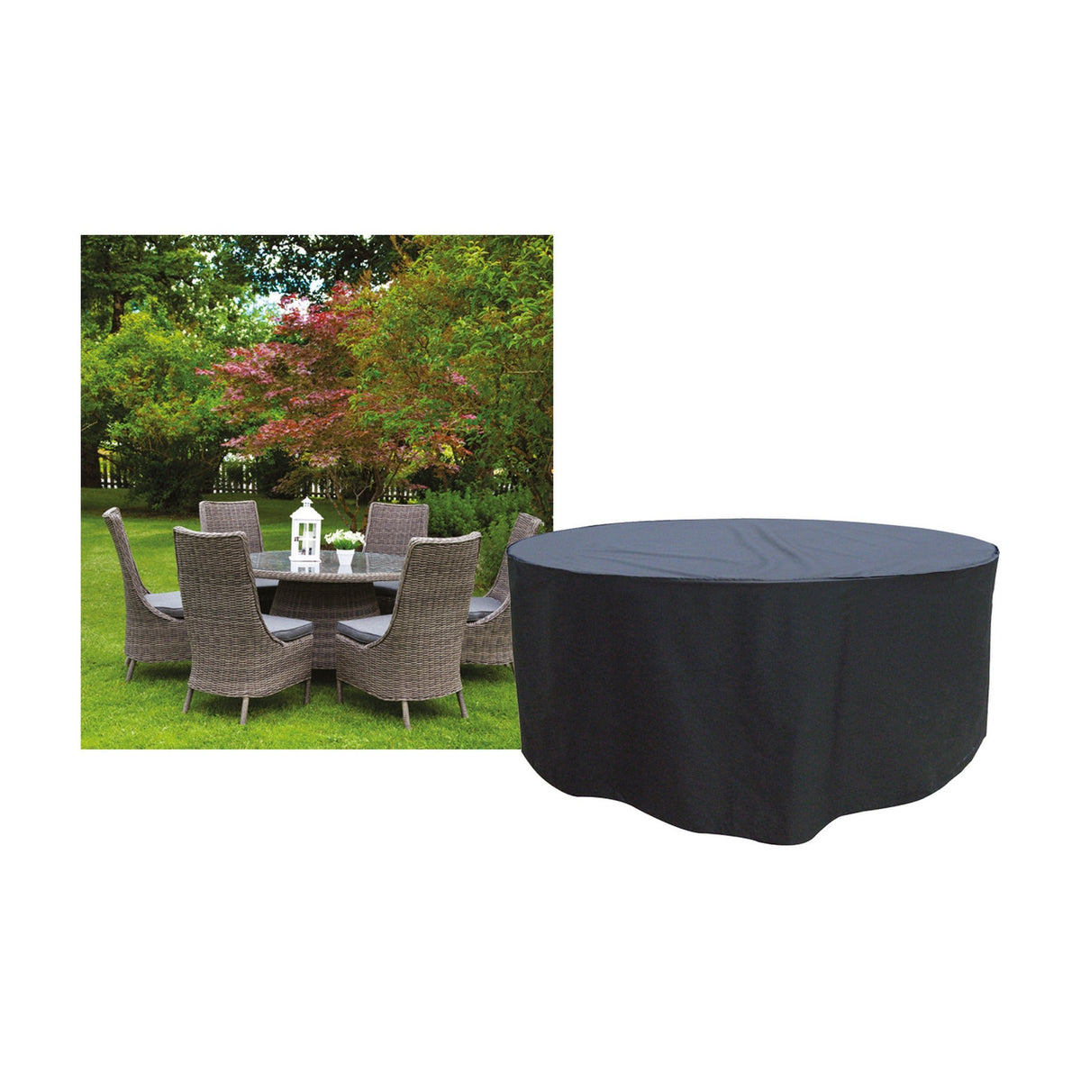 6-8 Seater Round Table & Chairs Cover_Garden Furniture Covers