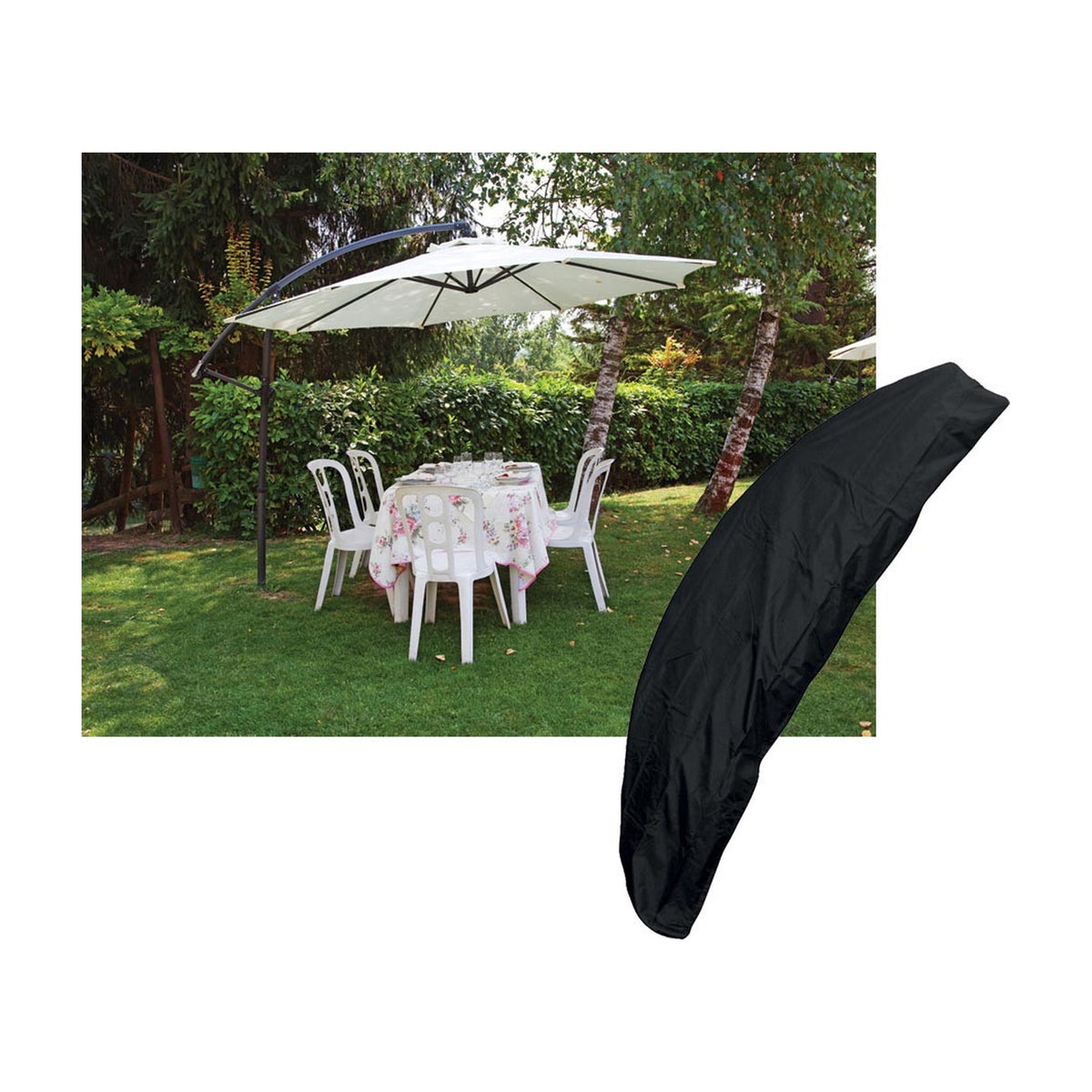 Small Sail Parasol Cover - Premium Polyester_Parasol Covers