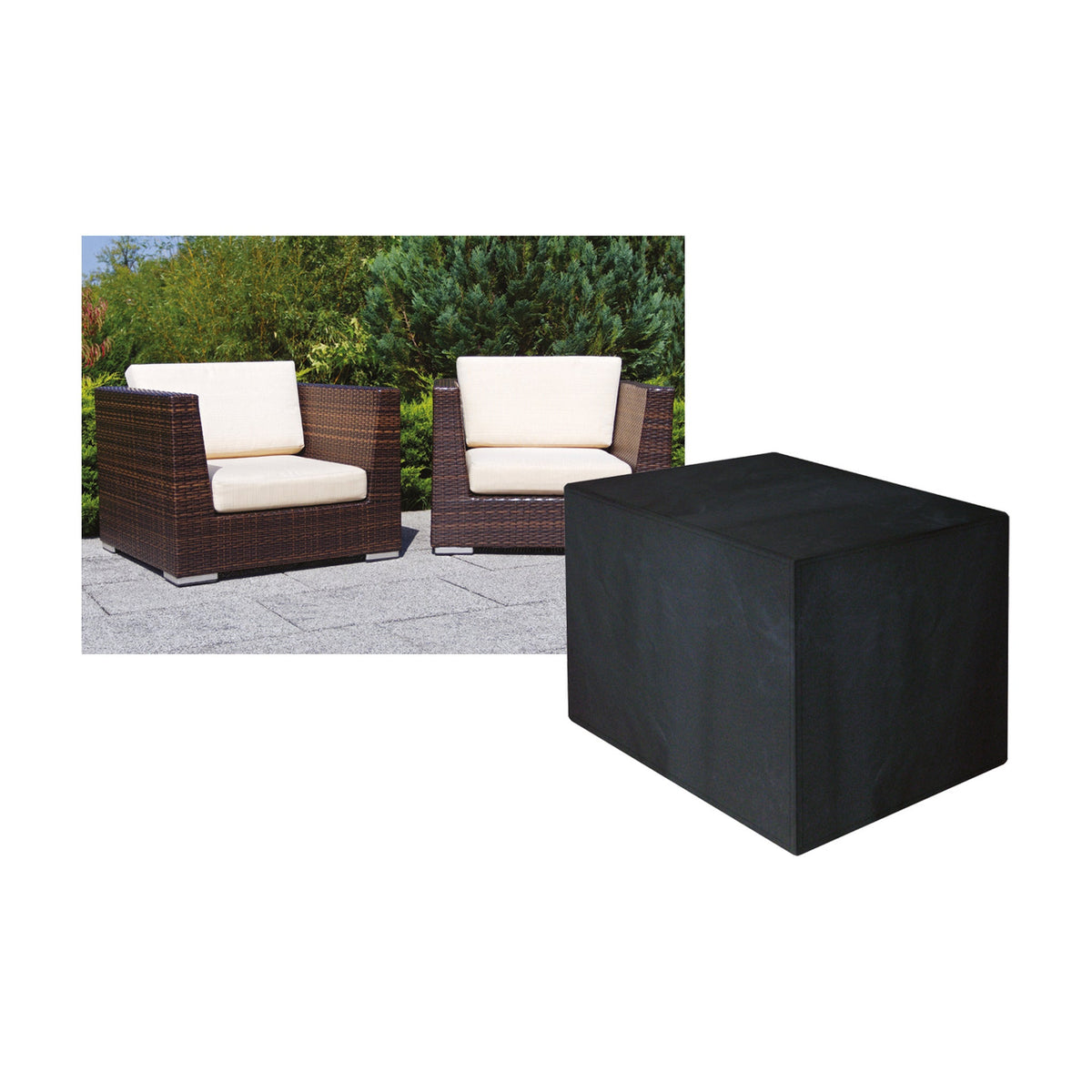Small Armchair Cover_Rattan Furniture Covers