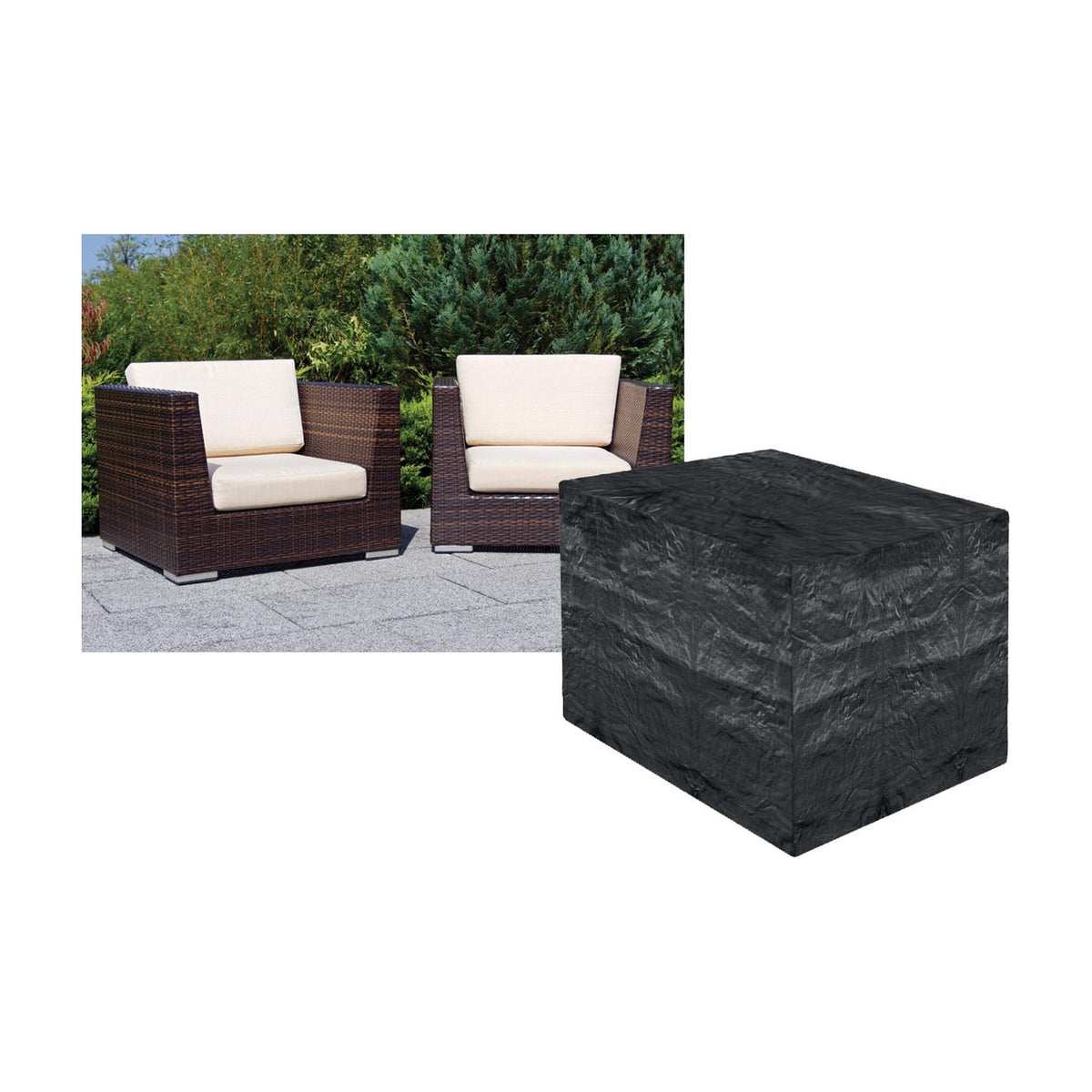 Small Armchair Cover_Rattan Furniture Covers