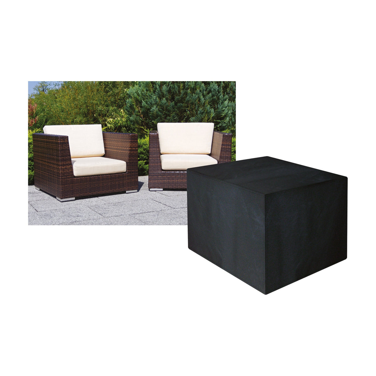 Large Armchair Cover_Rattan Furniture Covers