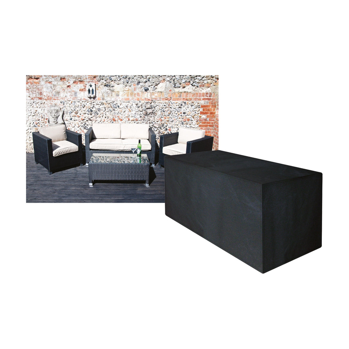 2 Seater Small Sofa Cover_Rattan Furniture Covers