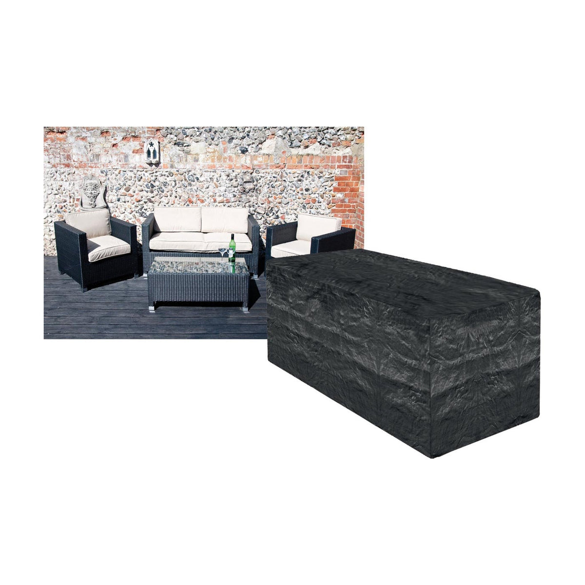 2 Seater Large Sofa Cover_Rattan Furniture Covers