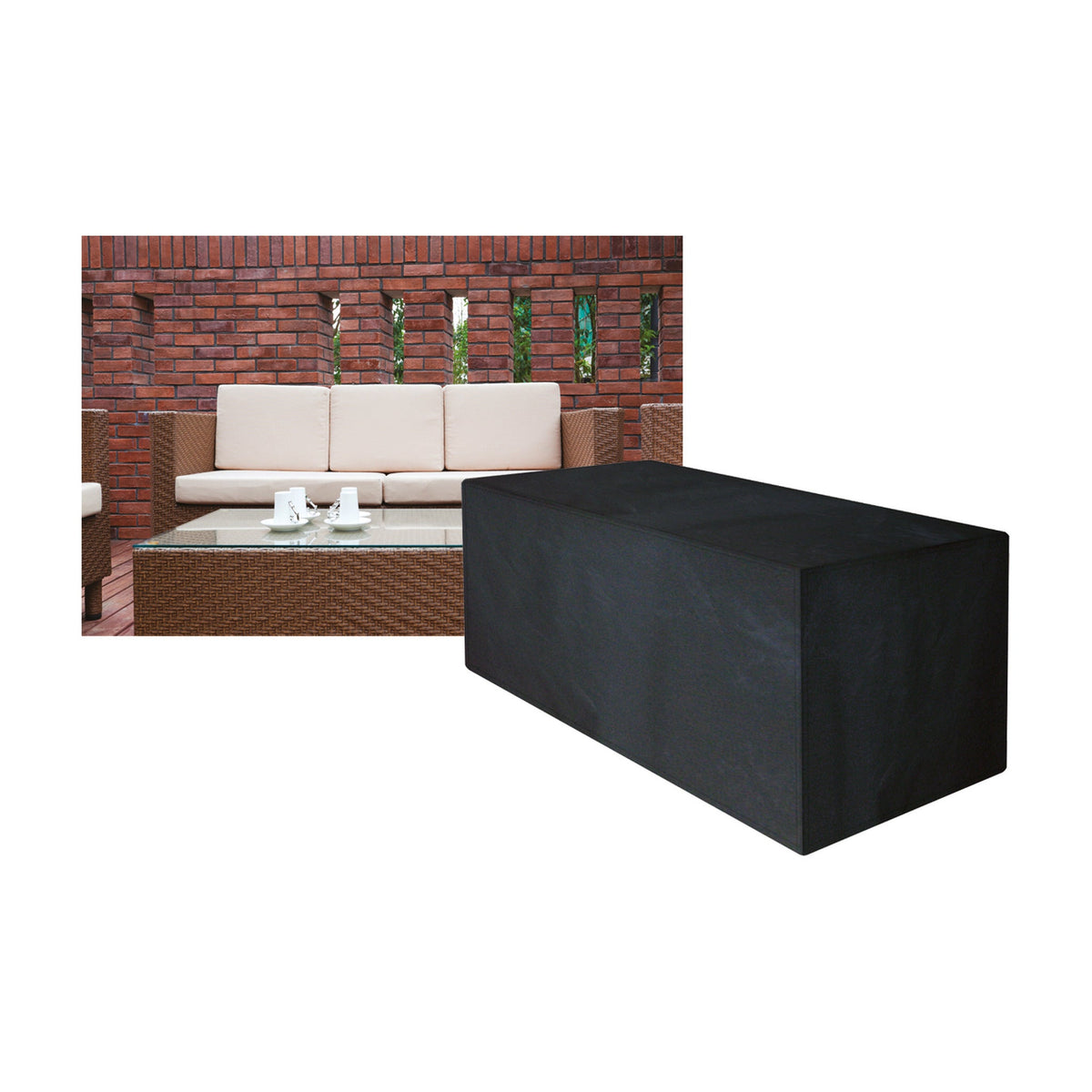 2-3 Seater Small Sofa Cover_Rattan Furniture Covers