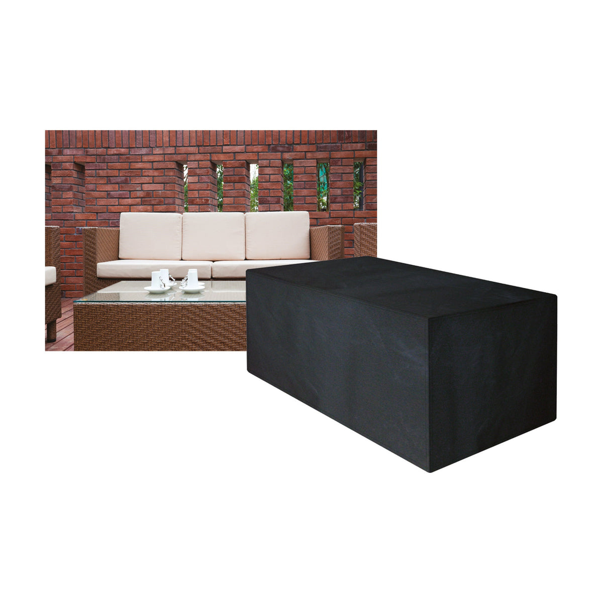 2-3 Seater Large Sofa Cover_Rattan Furniture Covers