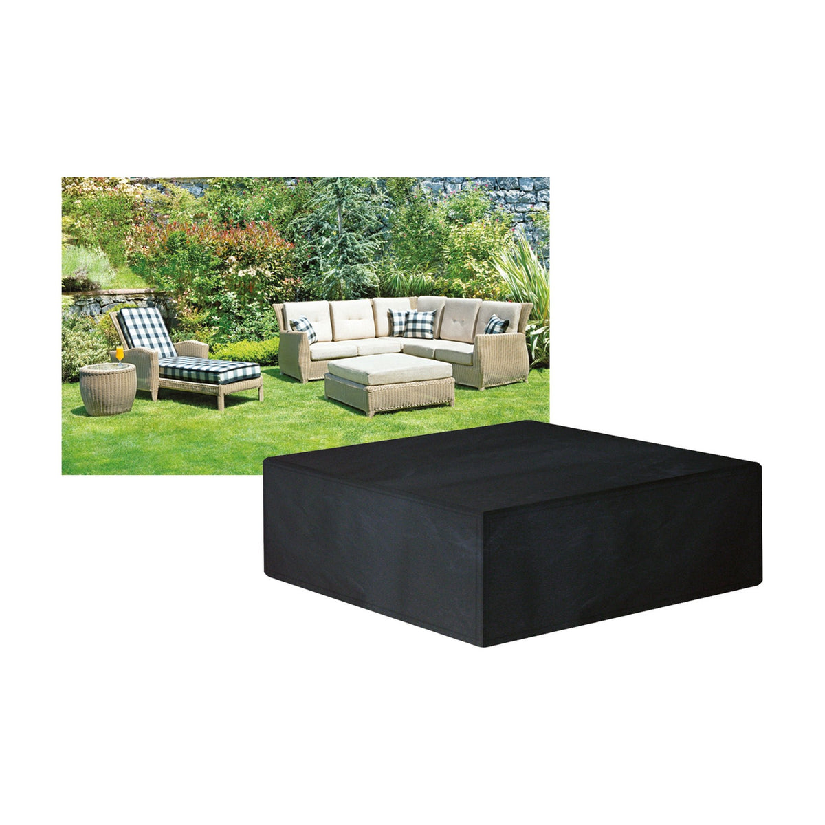 Large Coffee Table Cover_Rattan Furniture Covers