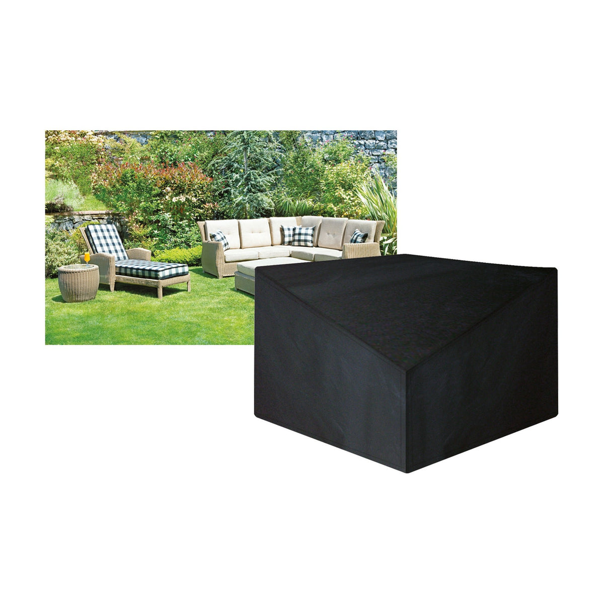Small Corner Unit Cover_Rattan Furniture Covers
