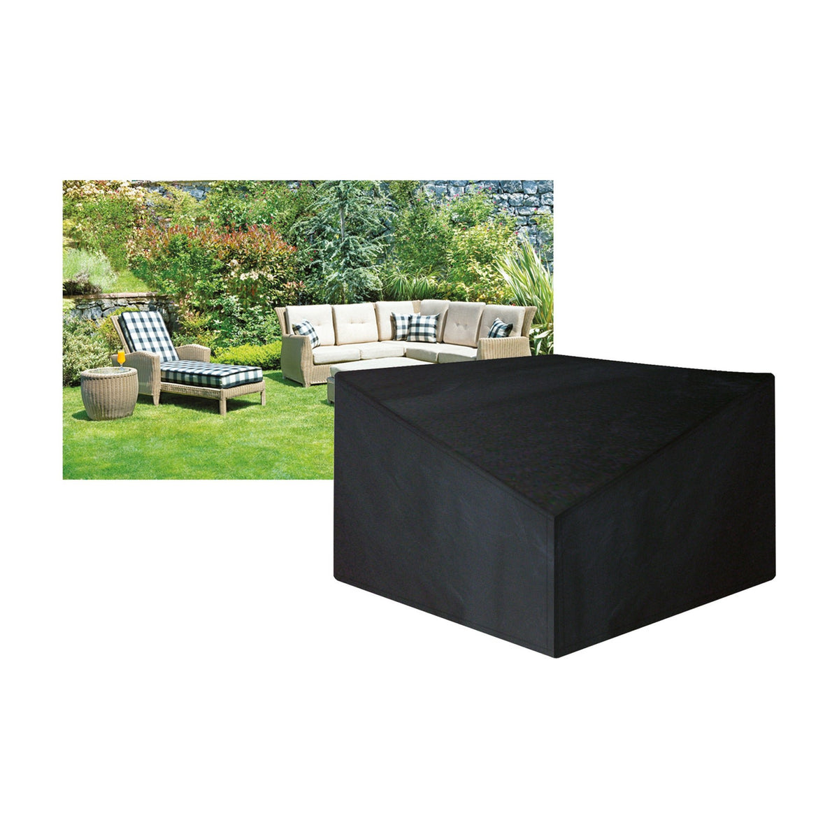 Large Corner Unit Cover_Rattan Furniture Covers