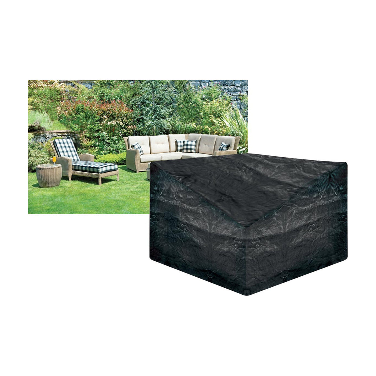 Large Corner Unit Cover_Rattan Furniture Covers