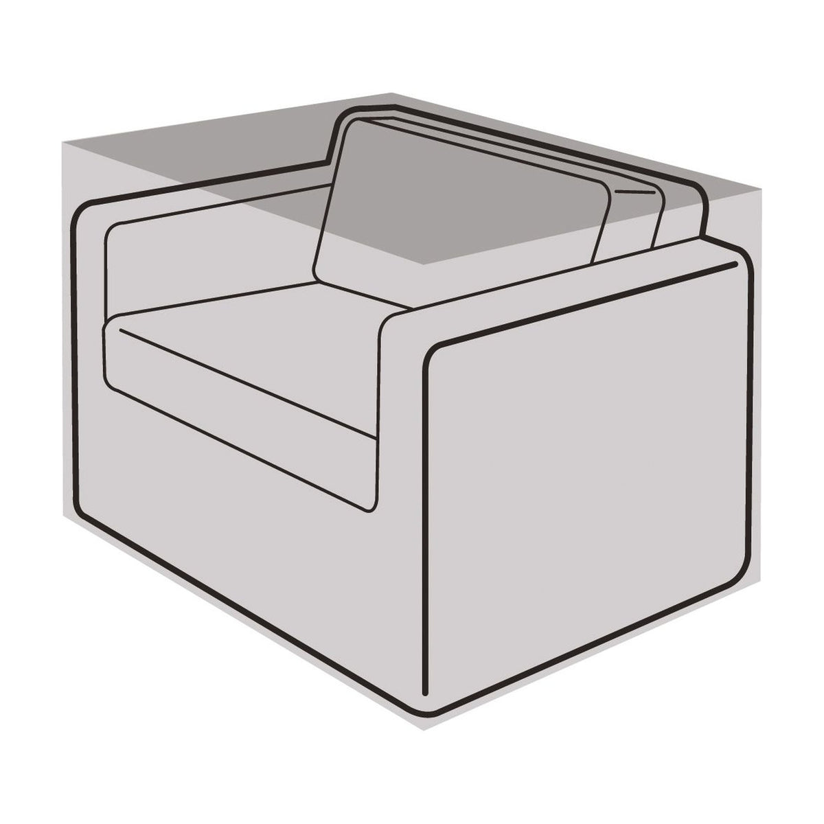 Small Armchair Cover_Rattan Furniture Covers