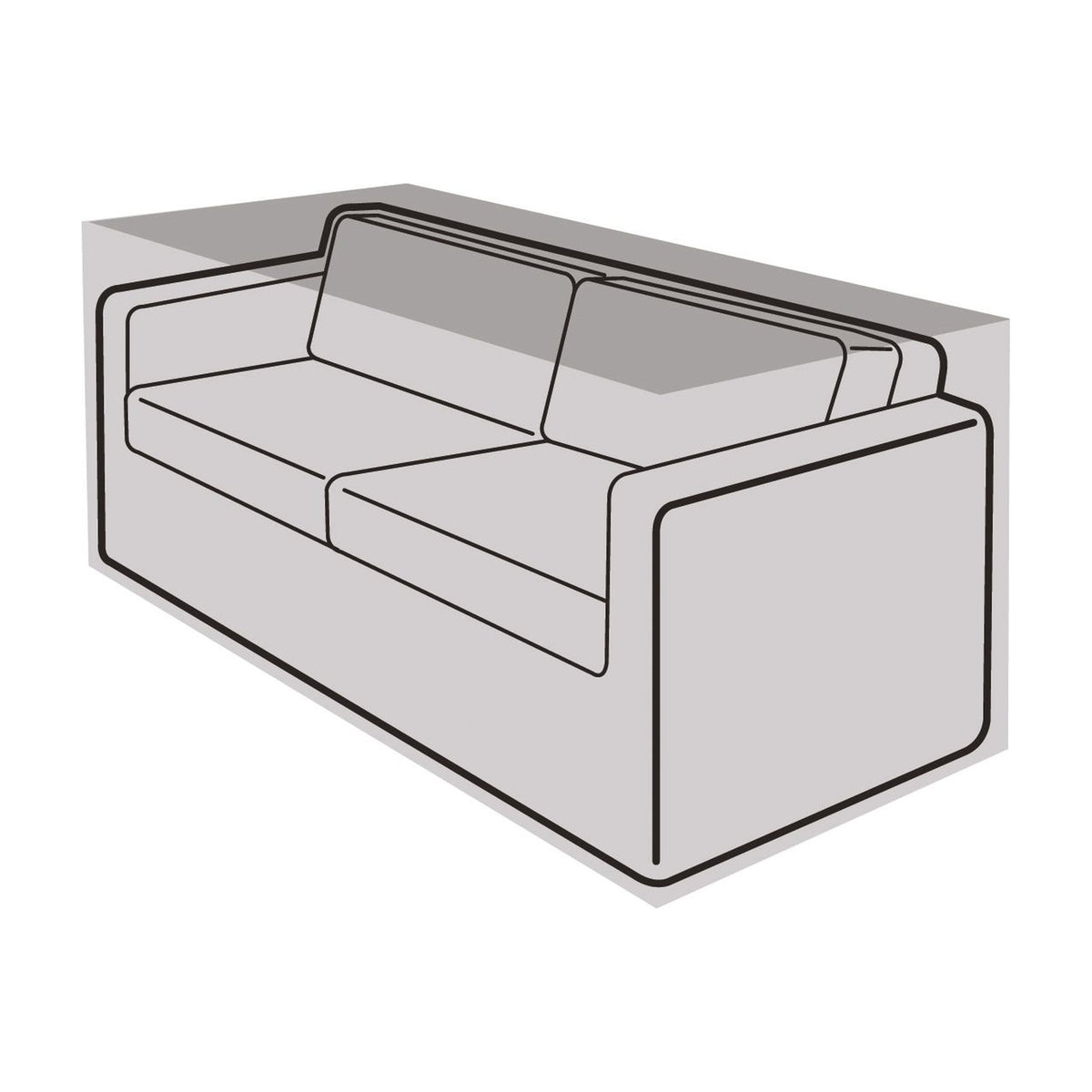 2 Seater Large Sofa Cover_Rattan Furniture Covers