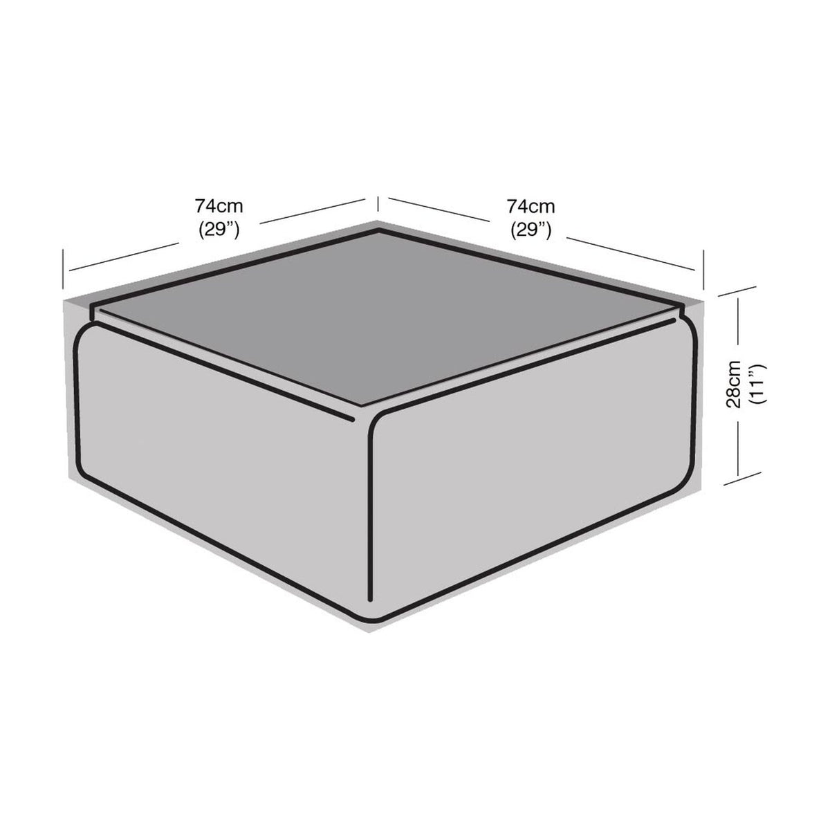 Small Coffee Table Cover_Rattan Furniture Covers