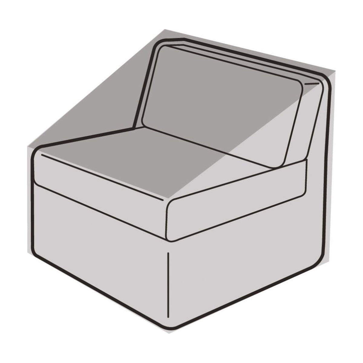 Large Centre Unit Cover_Rattan Furniture Covers