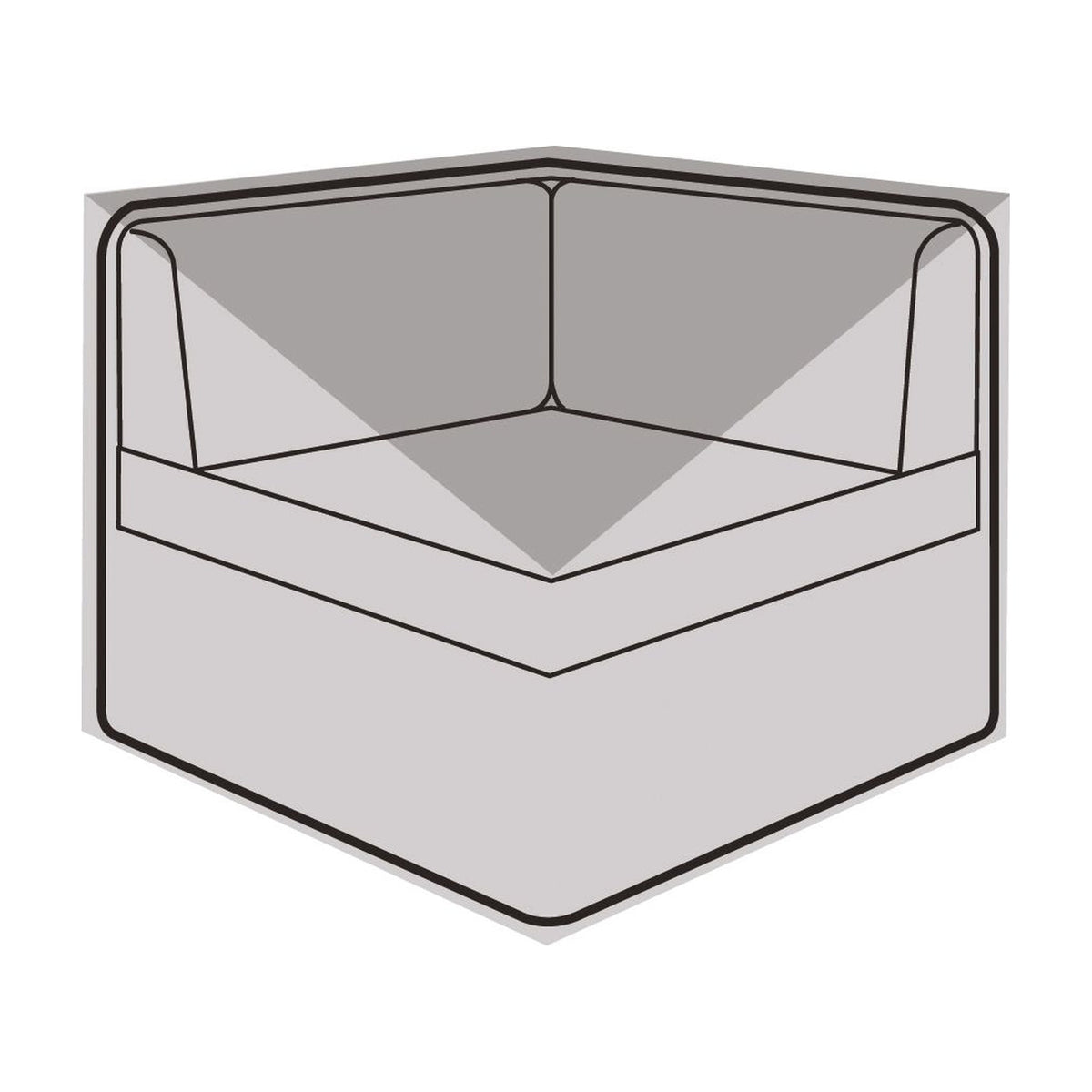 Large Corner Unit Cover_Rattan Furniture Covers