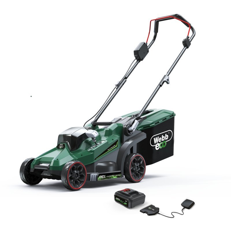 Webb Eco Bundle - 12" Trimmer (WEV20LTBARE) + 13" Lawnmower (WEV20LM33B4)_Lawnmowers